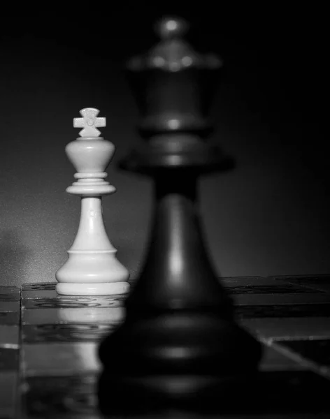 Chess Photographed Chessboard — Stock Photo, Image