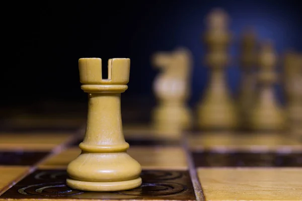 Chess Photographed Chessboard — Stock Photo, Image