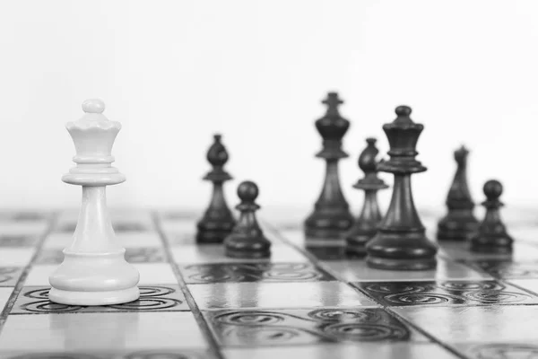 Chess Photographed Chessboard — Stock Photo, Image