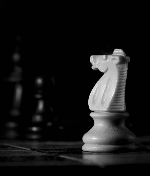 Šachy Vyfotografované Šachovnici — Stock fotografie