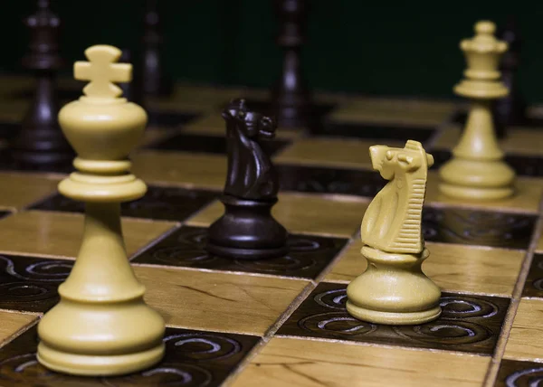 Chess Photographed Chessboard — Stock Photo, Image