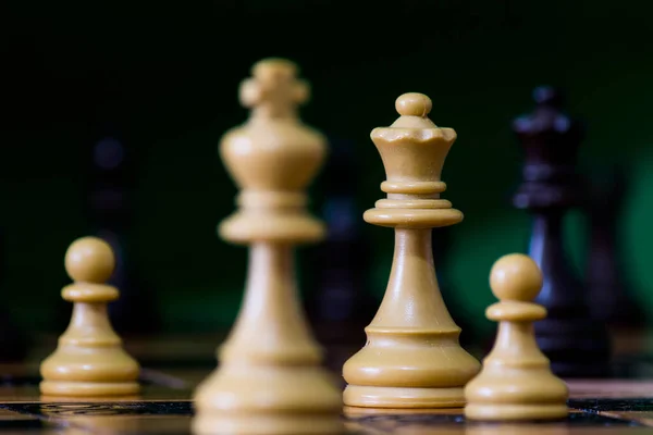 Chess Photographed Chessboard — Stock Photo, Image