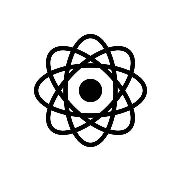 Molekül-Umriss-Symbol isoliert. Symbol, Logoabbildung für mobiles Konzept und Webdesign. — Stockvektor