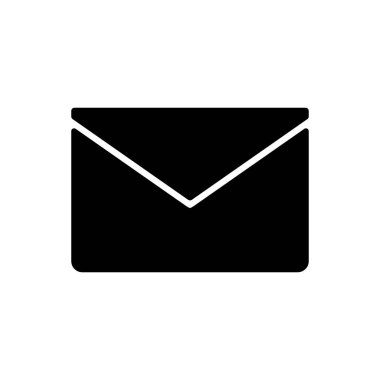 Harf taslak simgesi izole edildi. Mobil konsept ve web tasarımı için sembol, logo illüstrasyonu.