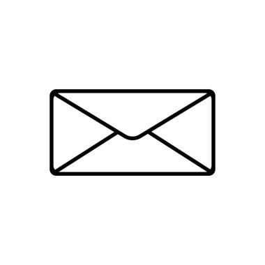 İleti özeti simgesi. Mobil konsept ve web tasarımı için sembol, logo illüstrasyonu.