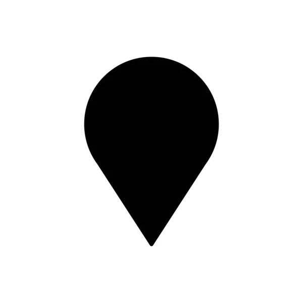 Ícone de contorno de tags geográficas. Símbolo, ilustração do logotipo para o conceito móvel e web design . — Vetor de Stock