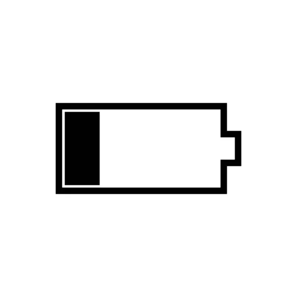 Icône de contour de batterie isolé. Symbole, illustration de logo pour concept mobile et web design . — Image vectorielle