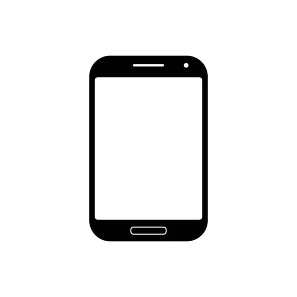 Akıllı telefon taslak simgesi izole edildi. Mobil konsept ve web tasarımı için sembol, logo illüstrasyonu.