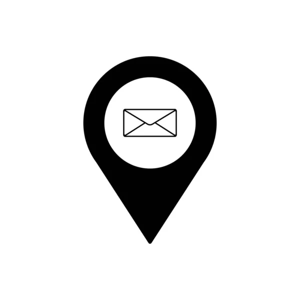 Ícone do esboço dos correios ou do correio. Símbolo, ilustração do logotipo para o conceito móvel e web design . —  Vetores de Stock