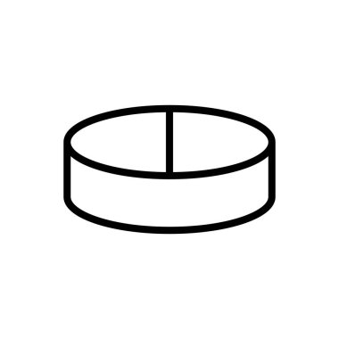 Hap taslak simgesi. Mobil konsept ve web tasarımı için sembol, logo illüstrasyonu.