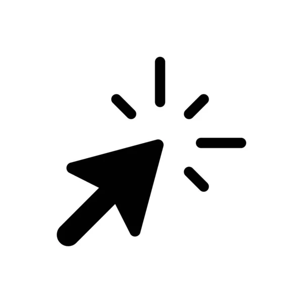 İmleç dış hat simgesi. Mobil konsept ve web tasarımı için sembol, logo illüstrasyonu.