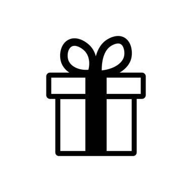 Gift outline icon. Symbol, logo illustration for mobile concept and web design.