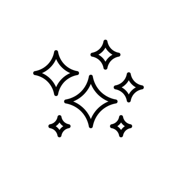 Sterne umreißen das Symbol. Symbol, Logoabbildung für mobiles Konzept und Webdesign. — Stockvektor