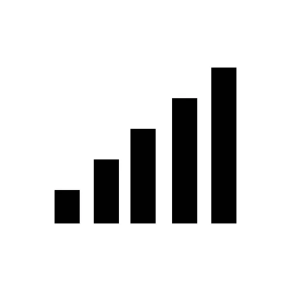 Antenna bars outline icon. Symbol, logo illustration for mobile concept and web design. — ストックベクタ