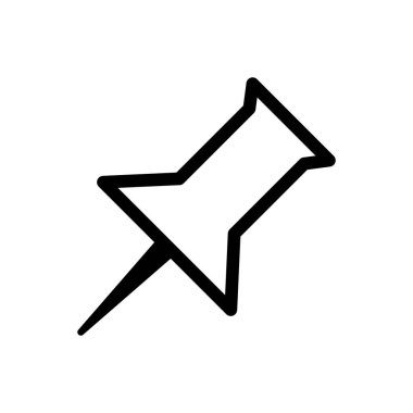 Taslak simgesini iliştir. Mobil konsept ve web tasarımı için sembol, logo illüstrasyonu.