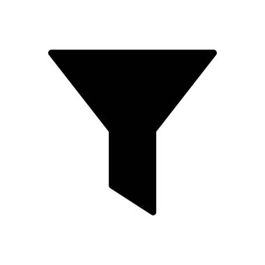 Filter outline icon. Symbol, logo illustration for mobile concept and web design.