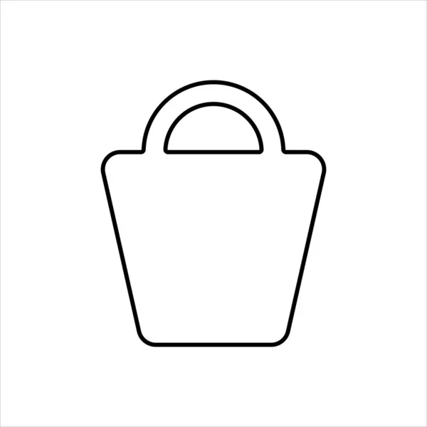 Значок контура пакета. Символ, иллюстрация логотипа для мобильной концепции и веб-дизайна . — стоковый вектор