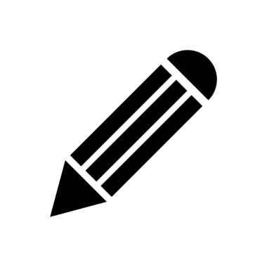 Kalem taslak simgesi. Mobil konsept ve web tasarımı için sembol, logo illüstrasyonu.