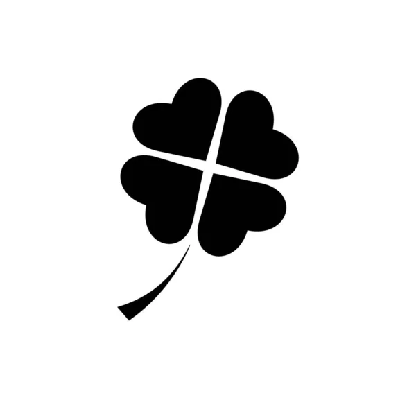 Clover outline icon isolated. Symbol, logo illustration for mobile concept and web design.