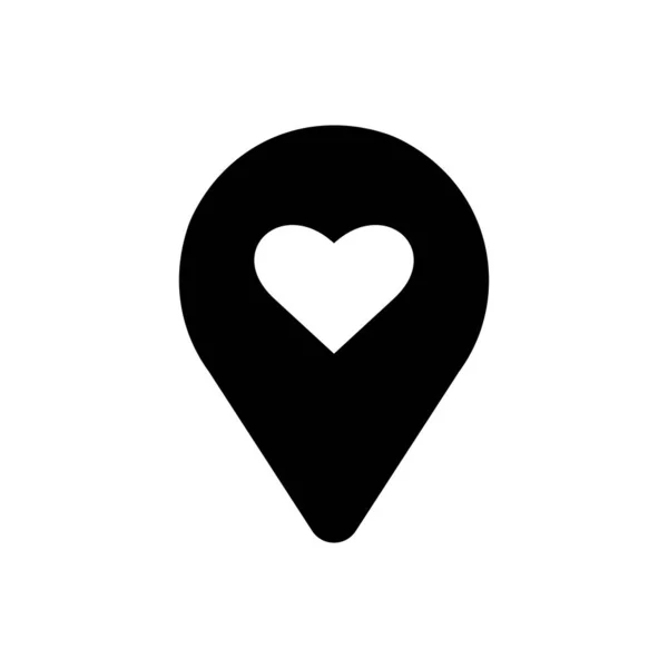 Изолированная иконка заполнителя любви. Символ, иллюстрация логотипа для мобильной концепции и веб-дизайна . — стоковый вектор
