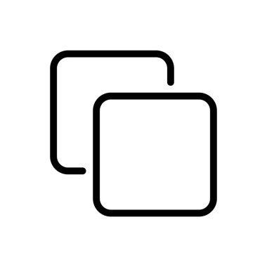 Seçenekler özet simgesi izole edildi. Mobil konsept ve web tasarımı için sembol, logo illüstrasyonu.