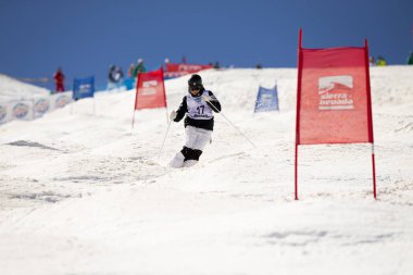 Sierra Nevada, İspanya - 9 Şubat 2017: Freestyle FIS Dünya Kupası