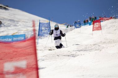 Sierra Nevada, İspanya - 9 Şubat 2017: Freestyle FIS Dünya Kupası M
