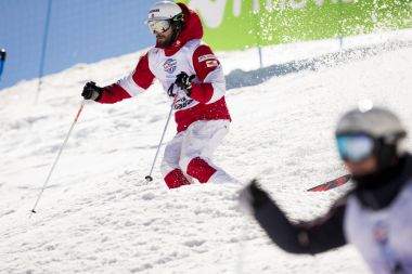 Sierra Nevada, İspanya - 9 Şubat 2017: Freestyle FIS Dünya Kupası M