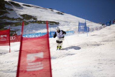 Sierra Nevada, İspanya - 9 Şubat 2017: Freestyle FIS Dünya Kupası M