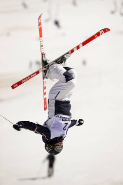 Sierra Nevada, İspanya - 9 Şubat 2017: Freestyle FIS Dünya Kupası M