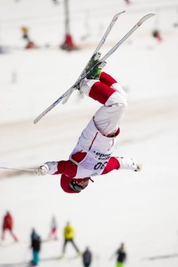 Sierra Nevada, İspanya - 9 Şubat 2017: Freestyle FIS Dünya Kupası M