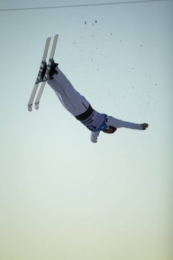 Sierra Nevada, İspanya - 09 Mart 2017: Freestyle FIS Kayak dünya 