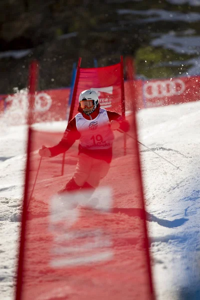 SIERRA NEVADA, SPAIN - MARCH 9 , 2017: FIS Freestyle World Cup M — Stock Photo, Image