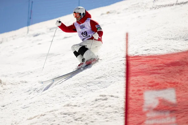 SIERRA NEVADA, ESPAGNE - 9 MARS 2017 : Coupe du monde FIS de ski acrobatique M — Photo