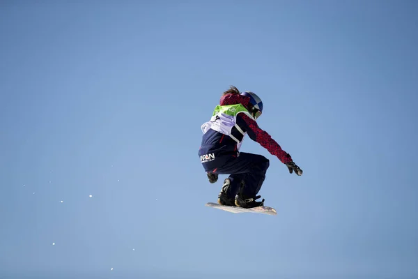 SIERRA NEVADA, SPAGNA - 09 MARZO 2017: FIS Freestyle Ski World — Foto Stock