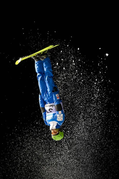 SIERRA NEVADA, SPAGNA - 09 MARZO 2017: FIS Freestyle Ski World — Foto Stock