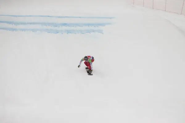 シエラ ・ ネバダ, スペイン - 2017 年 3 月 13 日: Fis フリー スタイル スキー世界 — ストック写真