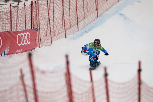 Sierra Nevada, İspanya - 13 Mart 2017: Freestyle FIS Kayak dünya 