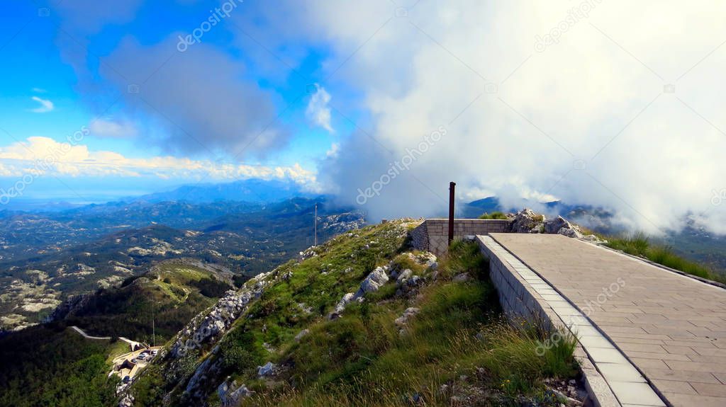 Viewing point. Lovcen National Park. Montenegro