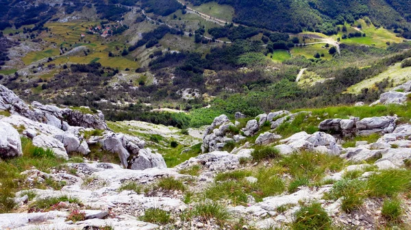 Punto di vista. Parco nazionale di Lovcen. Montenegro — Foto Stock