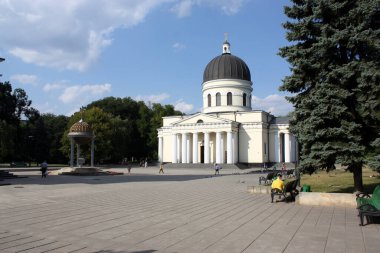 Chisinau Moldova 'daki İsa' nın Doğumu Katedrali 1836 yılında inşa edilen en büyük Ortodoks kilisesidir.