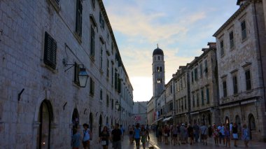 Gün batımında Dubrovnik Strada