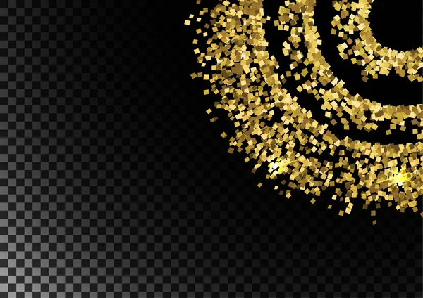 Abstracte gouden glitter, vectorillustratie Eps10 — Stockvector