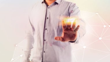 kablosuz teknoloji kavramı.