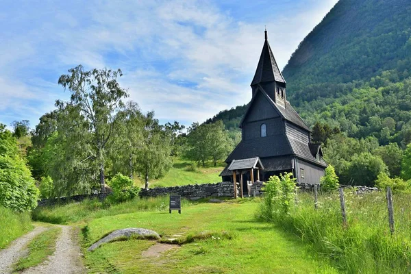 Церковь Урнес Норвегии Памятник Юнеско — стоковое фото