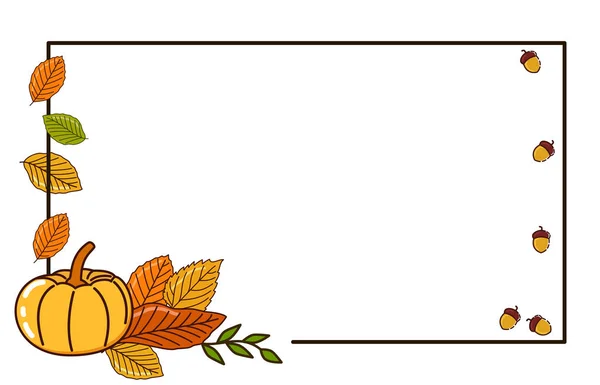 秋季和感恩节的创意概念设计庆祝活动 — 图库矢量图片