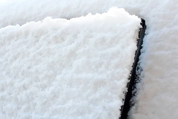 Snow Car Door — Stock Photo, Image
