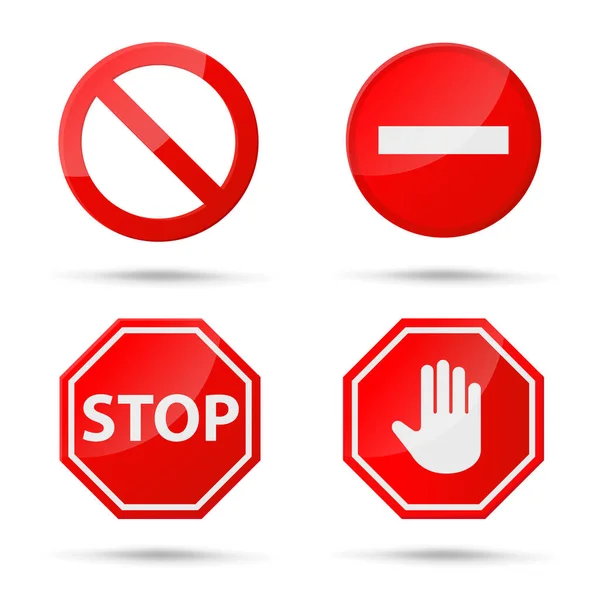 Stop jel ikon Értesítések, hogy nem csinál semmit. — Stock Vector