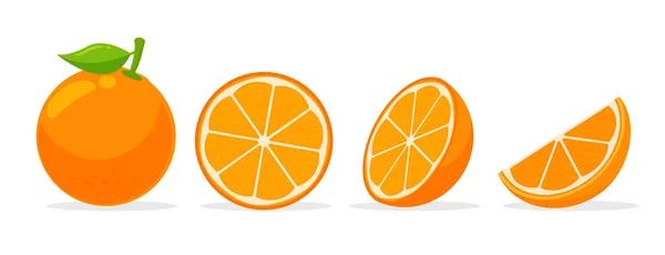 C-vitaminban gazdag citrusfélék, amelyek segítenek frissnek érezni magukat. — Stock Vector