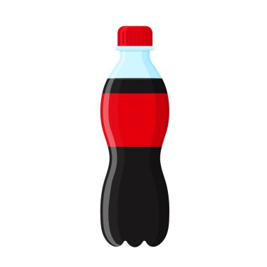 Plastik şişelerde kola. Canlandırıcı bir his için iç..